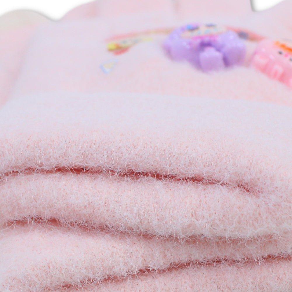 Girls Winter Gloves – Salmon
