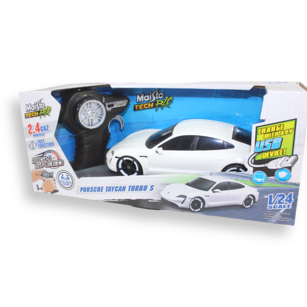 1:24 RC premium - Posche Taycan – White