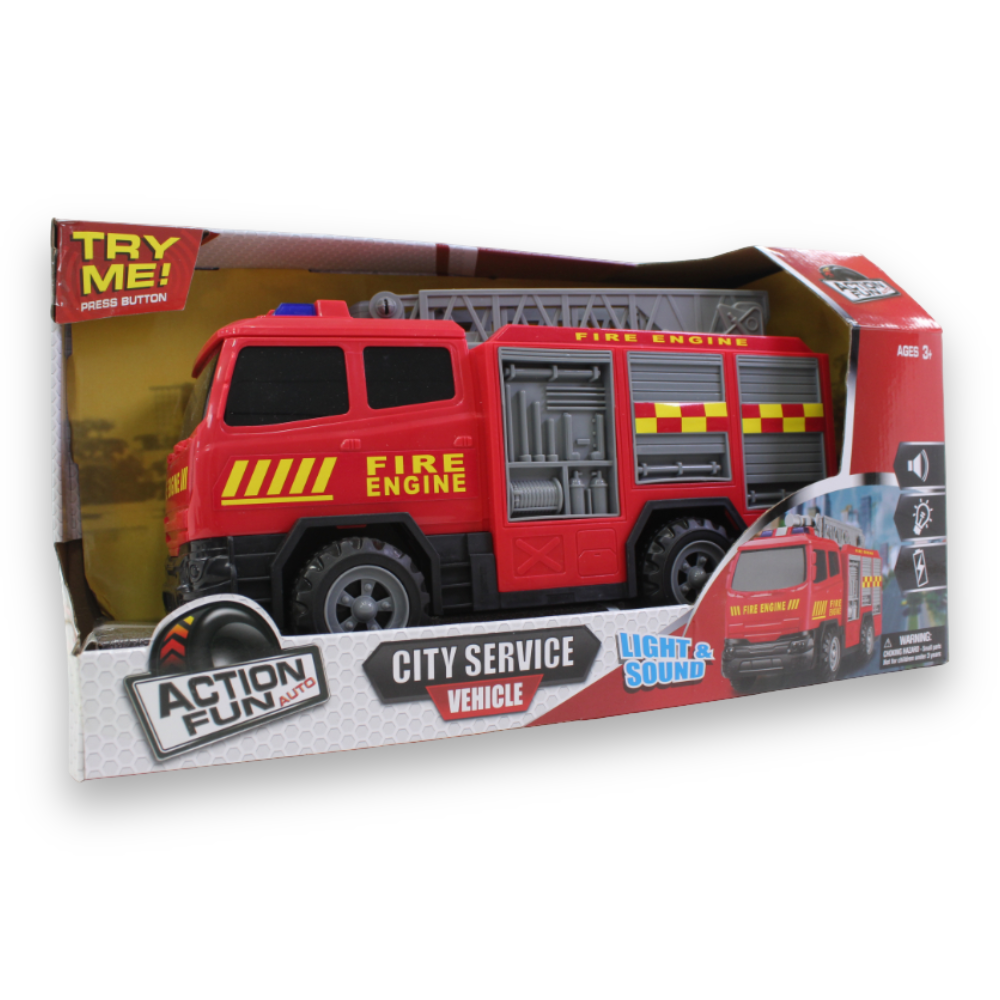 Friction Power Fire Engine with Light & Sound