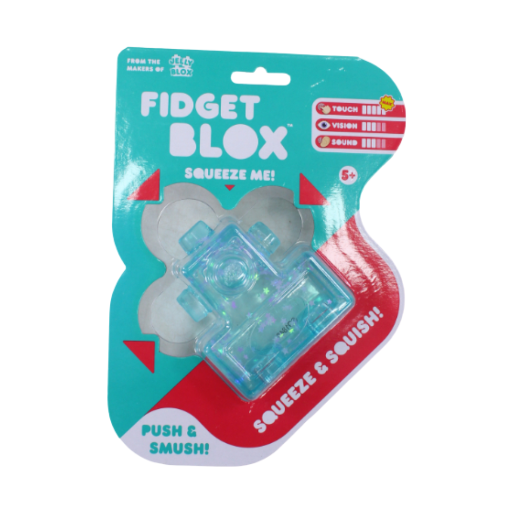 Fidget Blox Wave 2 Squish & Squeeze Blue – 1 Pc