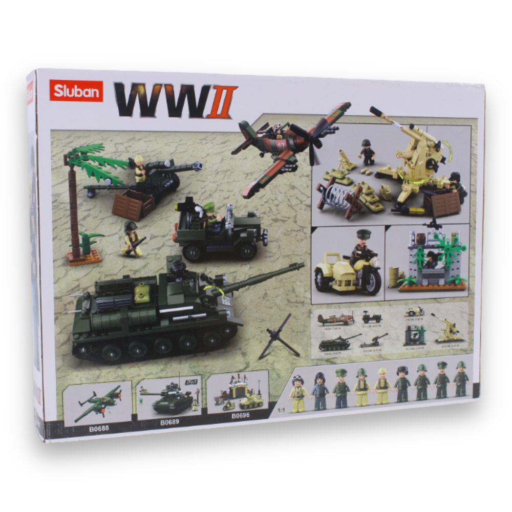 WWII Battle of Kursk Building Set – 998 Pieces