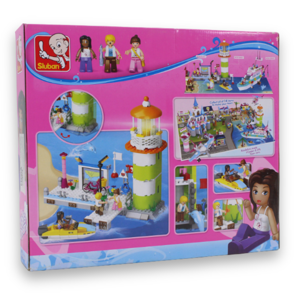 Lighthouse & Pier Building Set – 277 Pieces