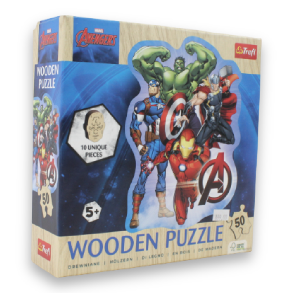 50-Piece Wooden Jigsaw Puzzle