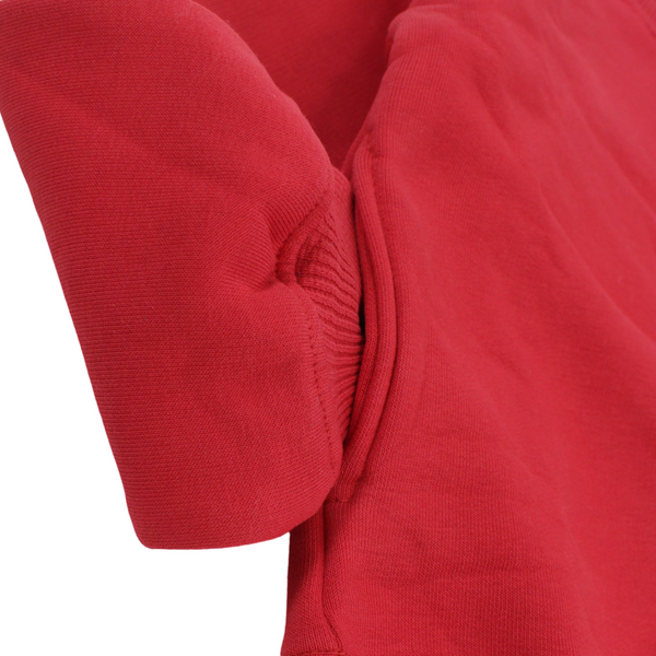 Unisex Cotton Long-Sleeved Sweatshirt – Plain Red