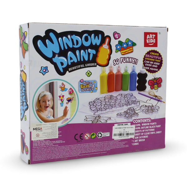 Window Paint Beautiful Garden