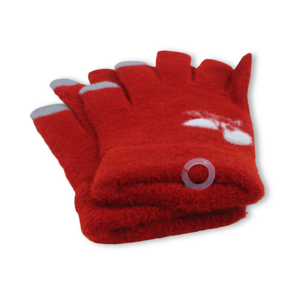 Girls Winter Gloves – Brick