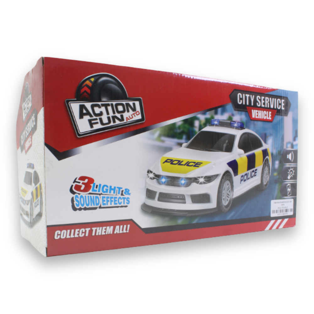 Friction Power Police Car with Light & Sound