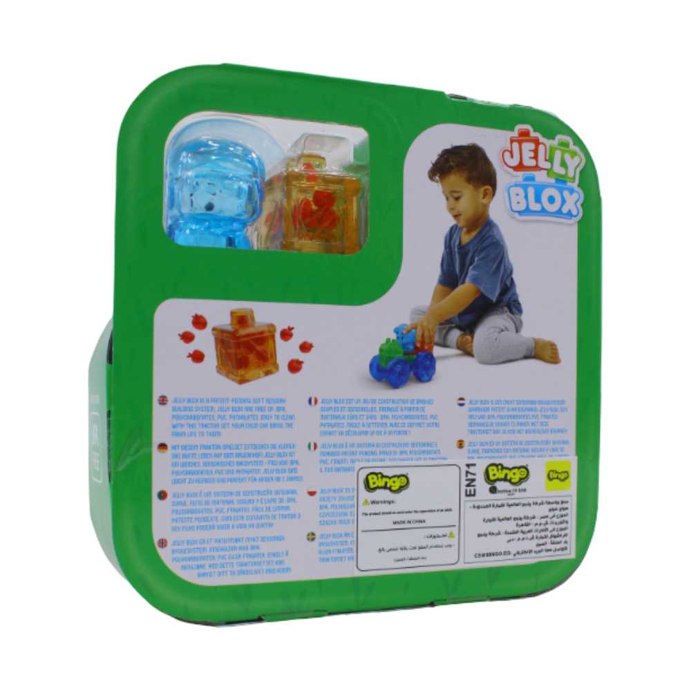 Jelly Blox Tractor Vehicle Set (12 PCS)