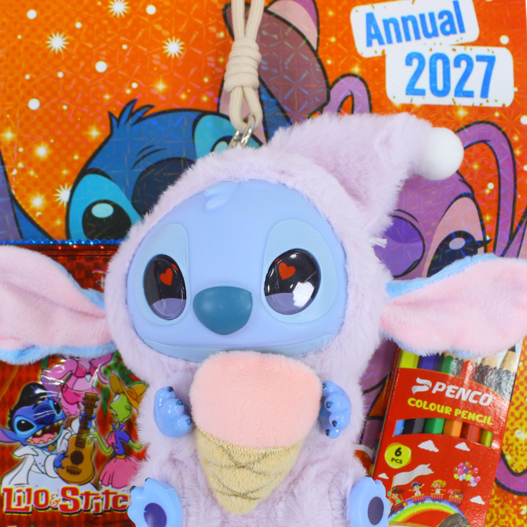 Space Toon Stitch Coloring Book – Purple