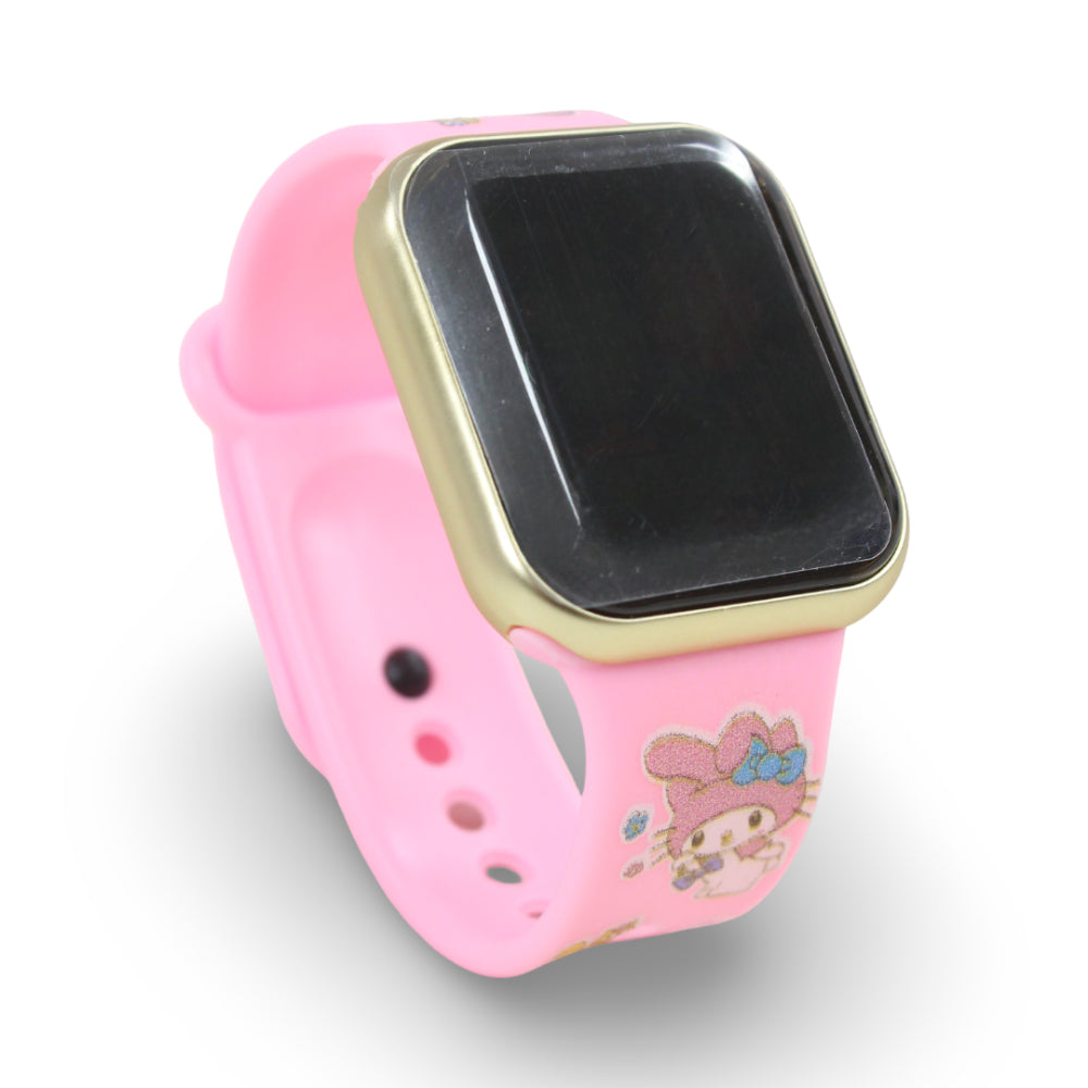 LED Touch Electronic Watch SQUARE(12Pcs/PDQ) – My Melody Pink