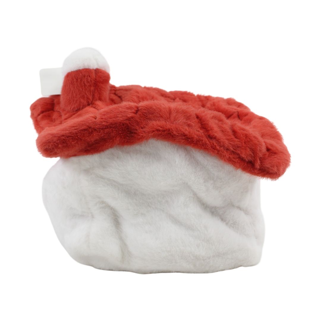 Kids Plush Dog House Toy – White
