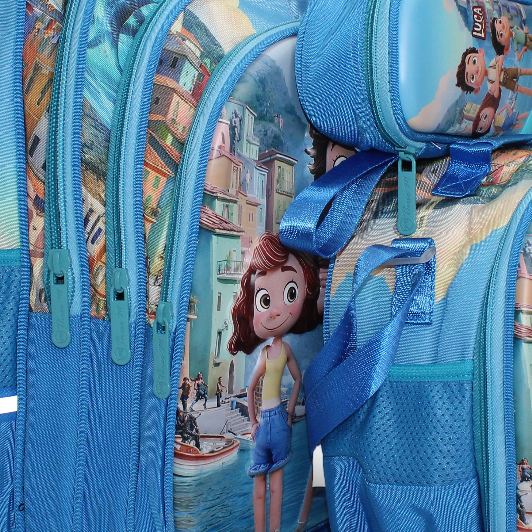 Kids 18-Inch Backpack Set With Pencil Case And Lunch Bag