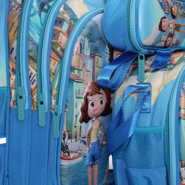 Kids 18-Inch Backpack Set With Pencil Case And Lunch Bag