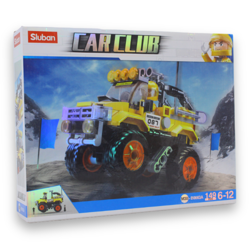 Sluban Car Club Off-Road Vehicle Building Set – 149 Pieces