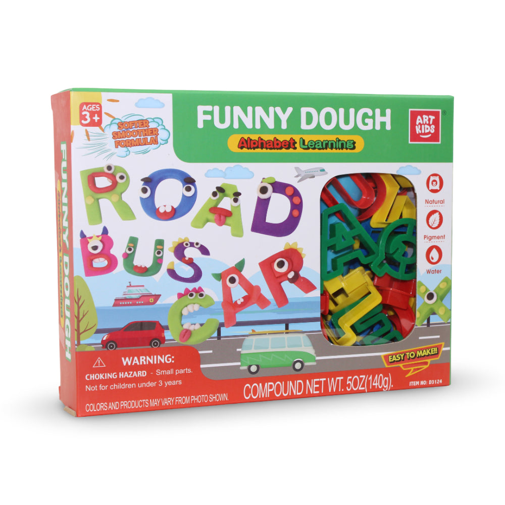 Funny Dough Alphabet Learning