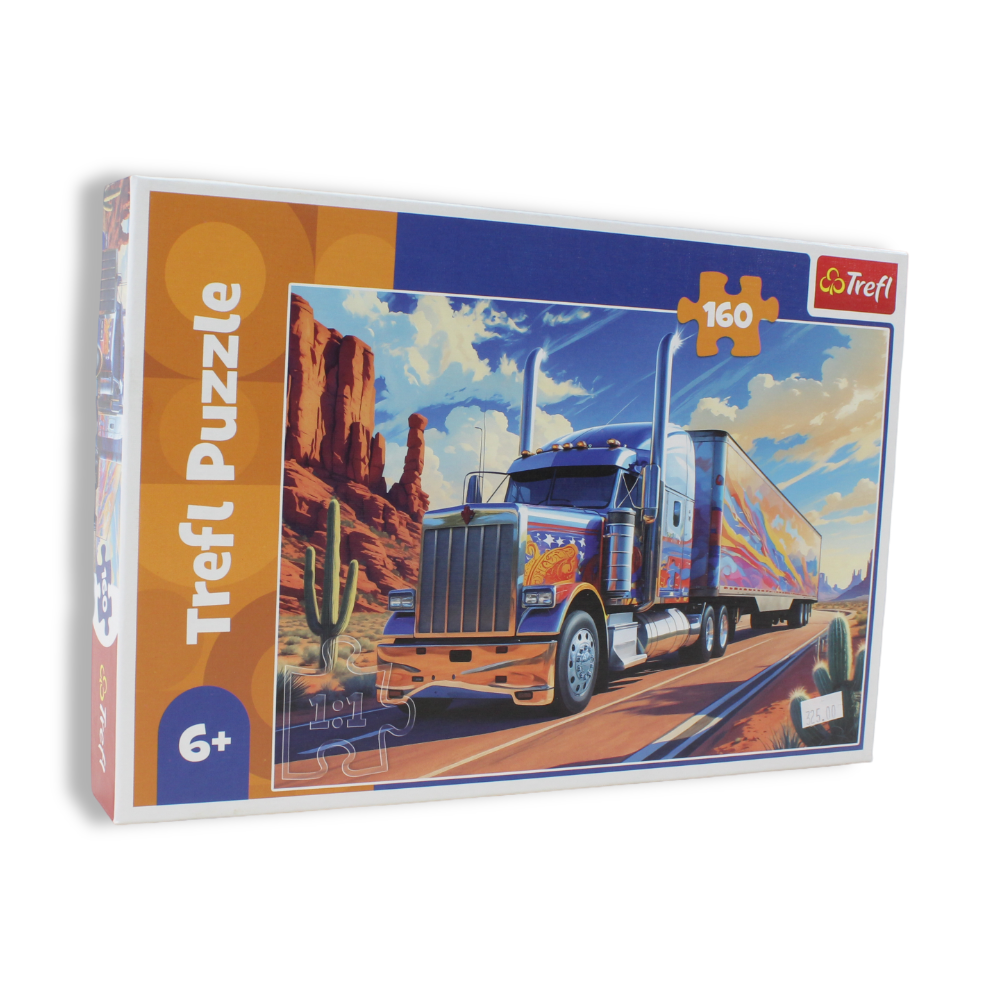 Trefl Truck On The Road Jigsaw Puzzle – 160 Pcs