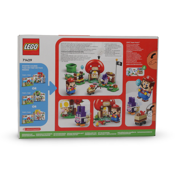 Lego Super Mario Nabbit At Toad's Shop Expansion Set – 71429