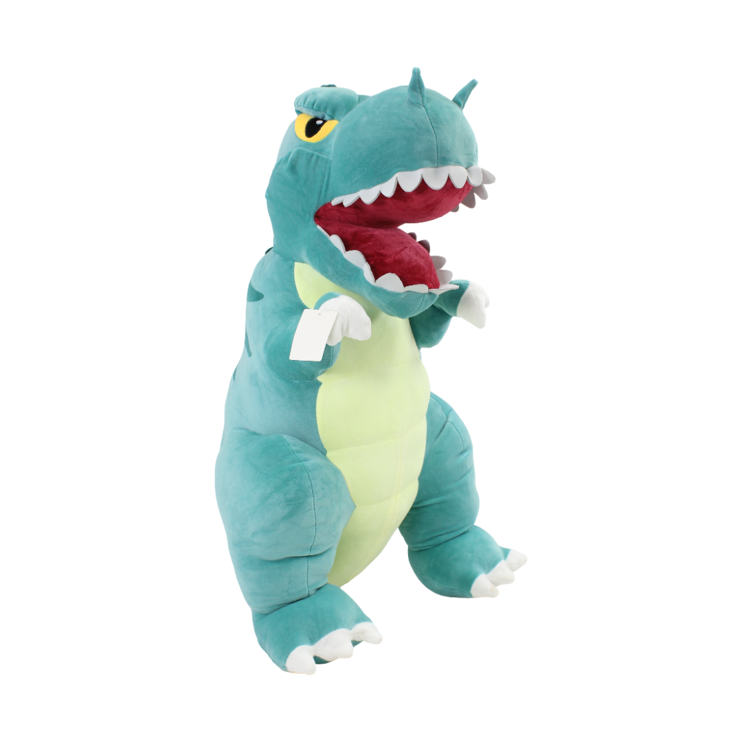 Kids Dinosaur Plush Toy – Turquoise, 80 Cm