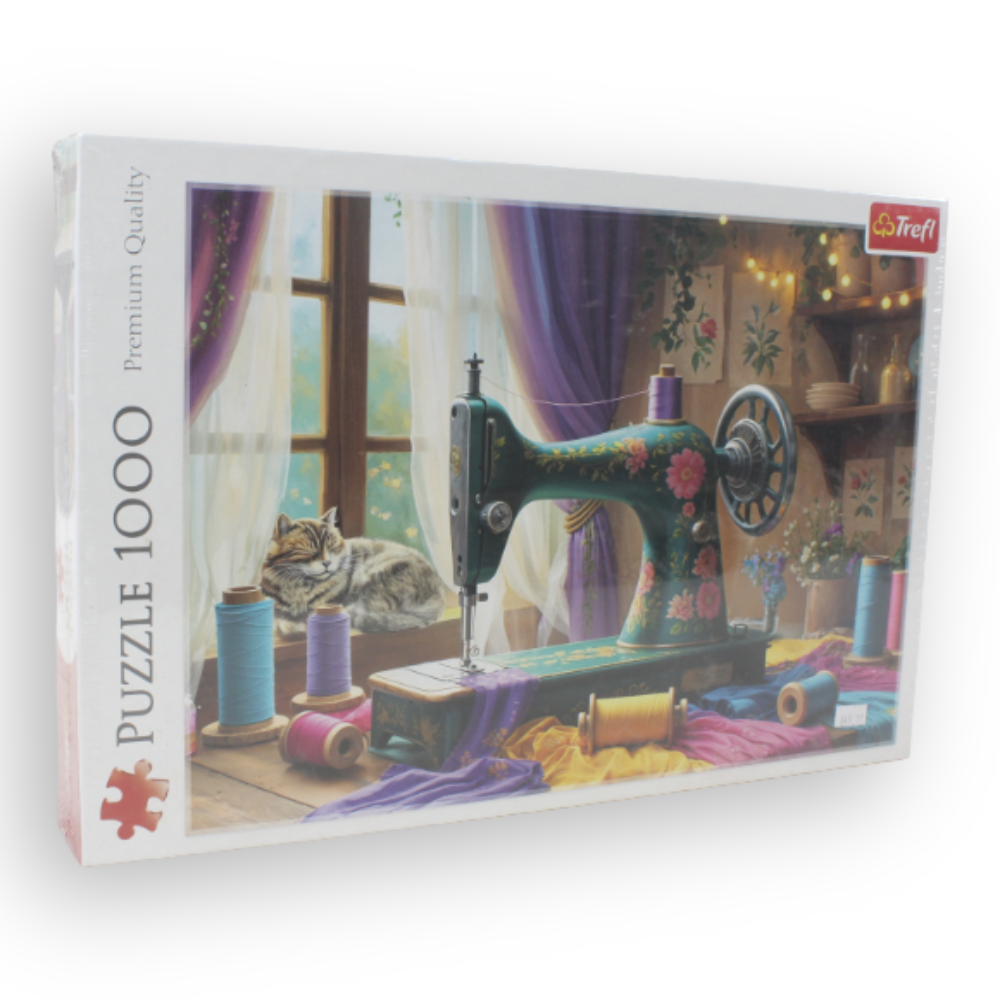 Trefl 1000-Piece Jigsaw Puzzle – My Sewing Workshop