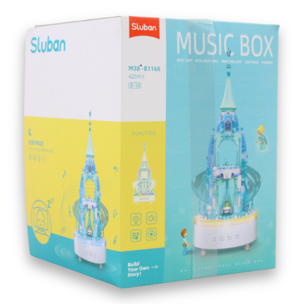Ice Castle Music Box Building Set – 415 Pieces