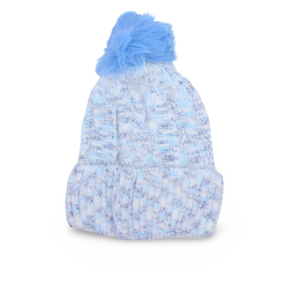 Girls Winter Ice Cap – Baby Blue