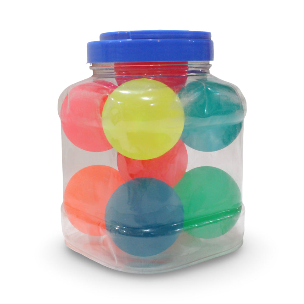 Glow Bouncing Balls Jar – 10 Pcs