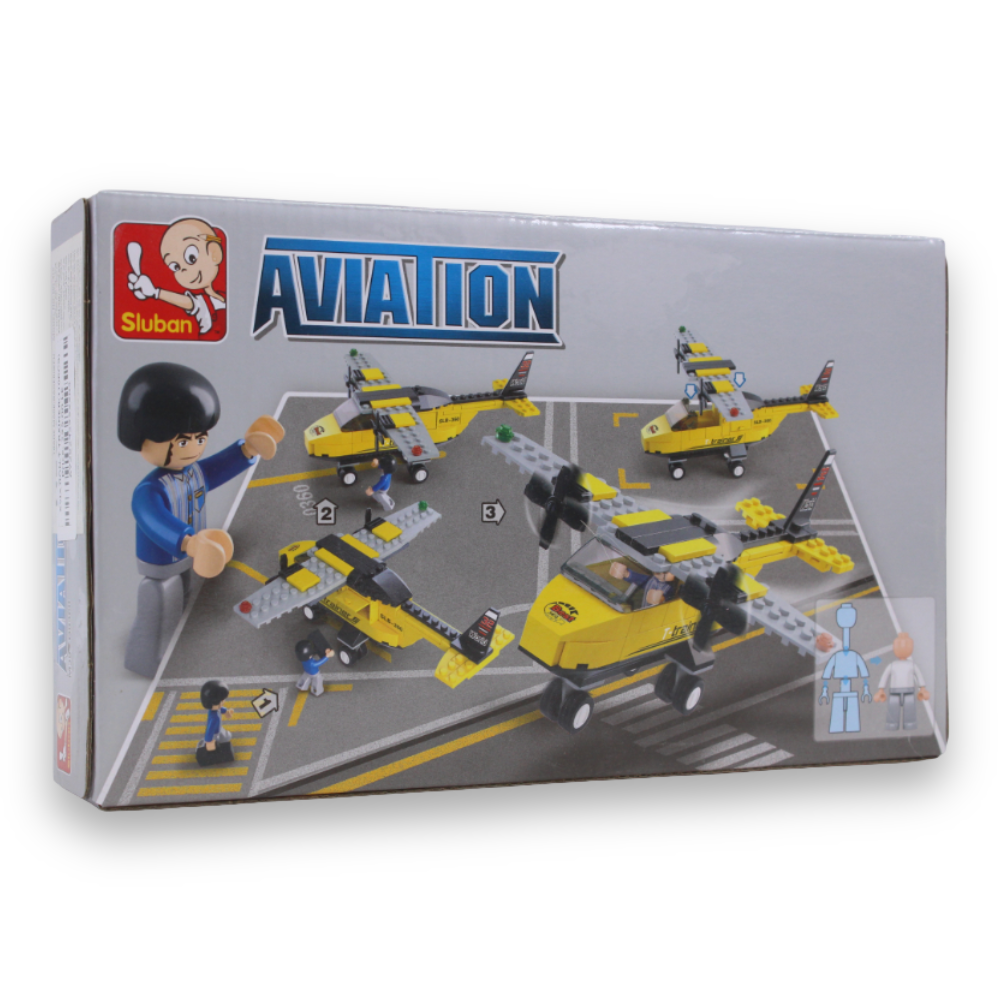 Aviation Trainer Aircraft Building Set – 110 Pieces