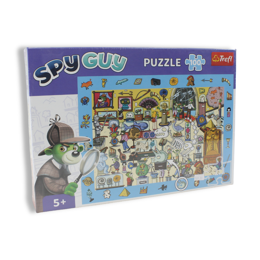 Trefl Spy Guy: Museum Observation Jigsaw Puzzle – 100 Pcs