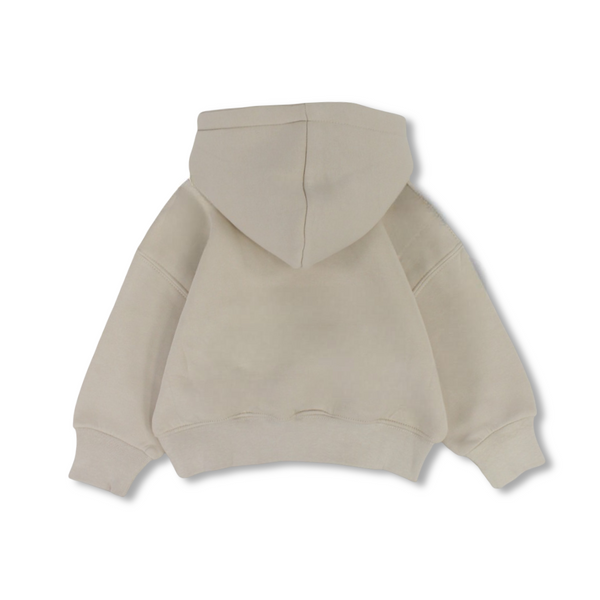 Baby Girls Hoodie – Beige with Be Kinnd Print