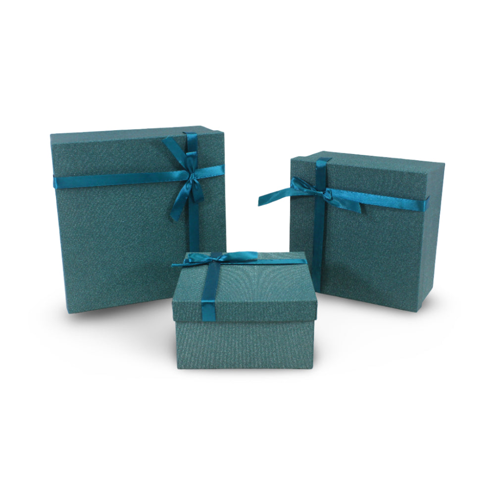Square Gift Box with Bow – Size No. 1