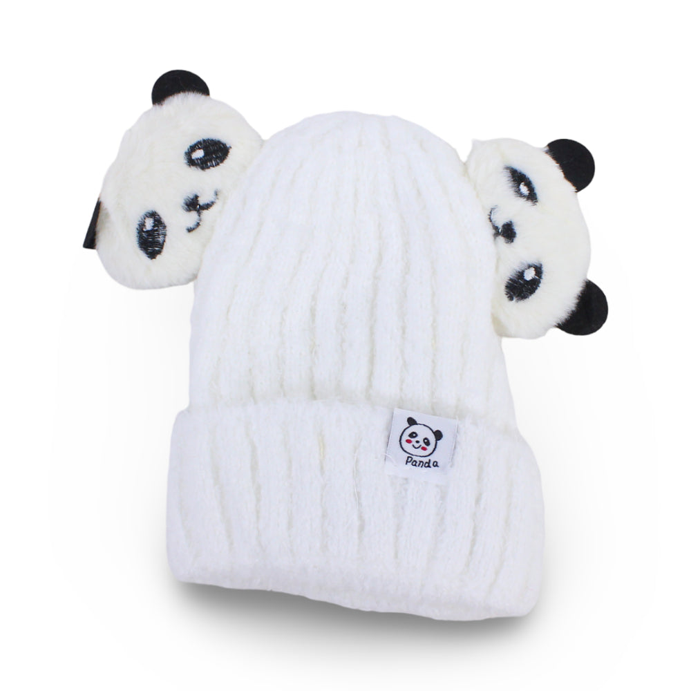 Girls Winter Ice Cap – Off White