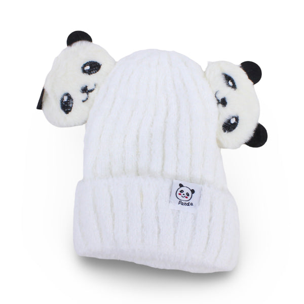 Girls Winter Ice Cap – Off White