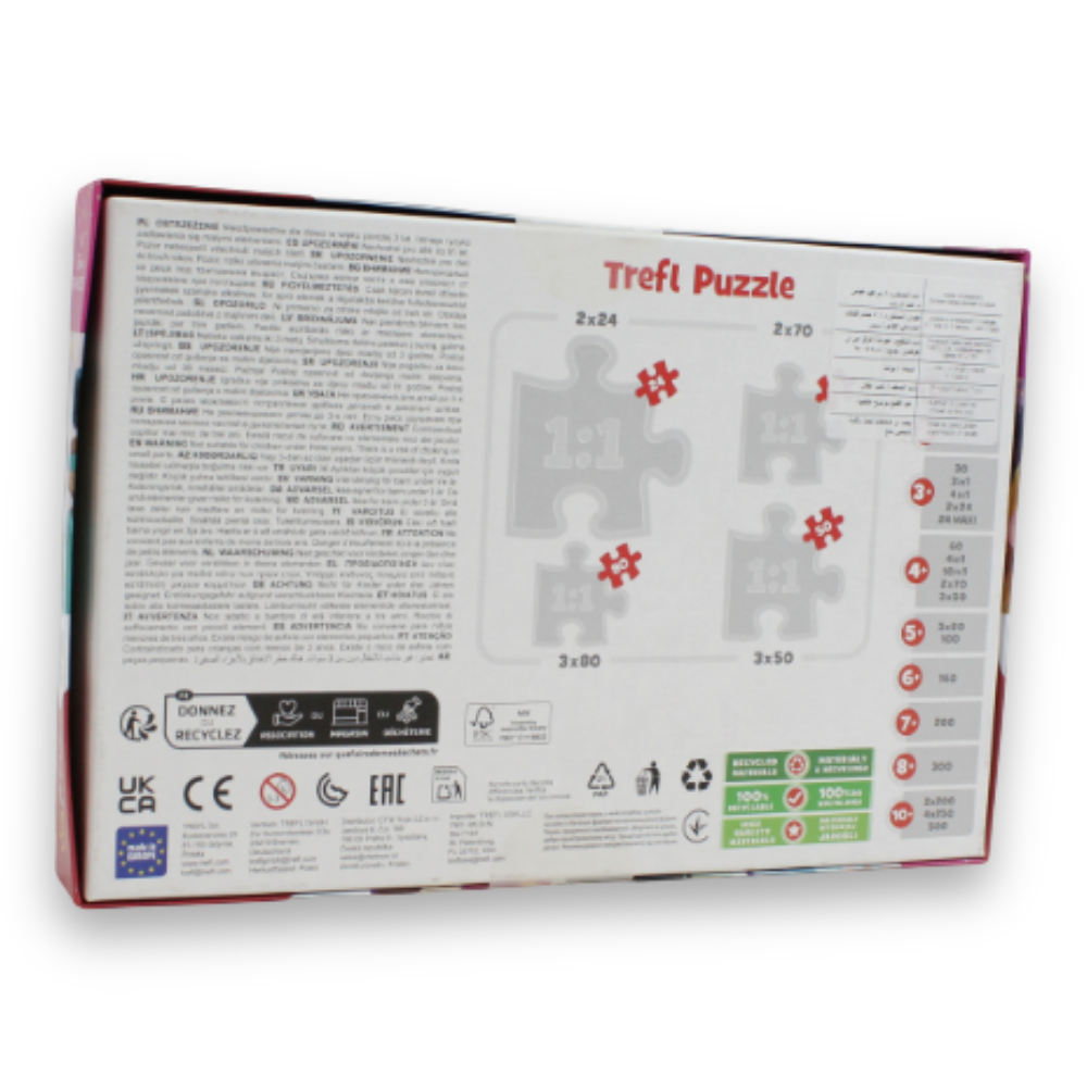 3 x 80-Piece Jigsaw Puzzle Set