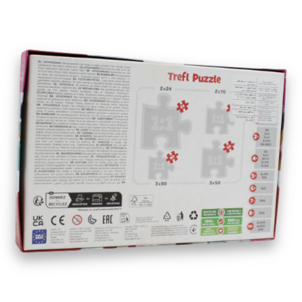 3 x 80-Piece Jigsaw Puzzle Set