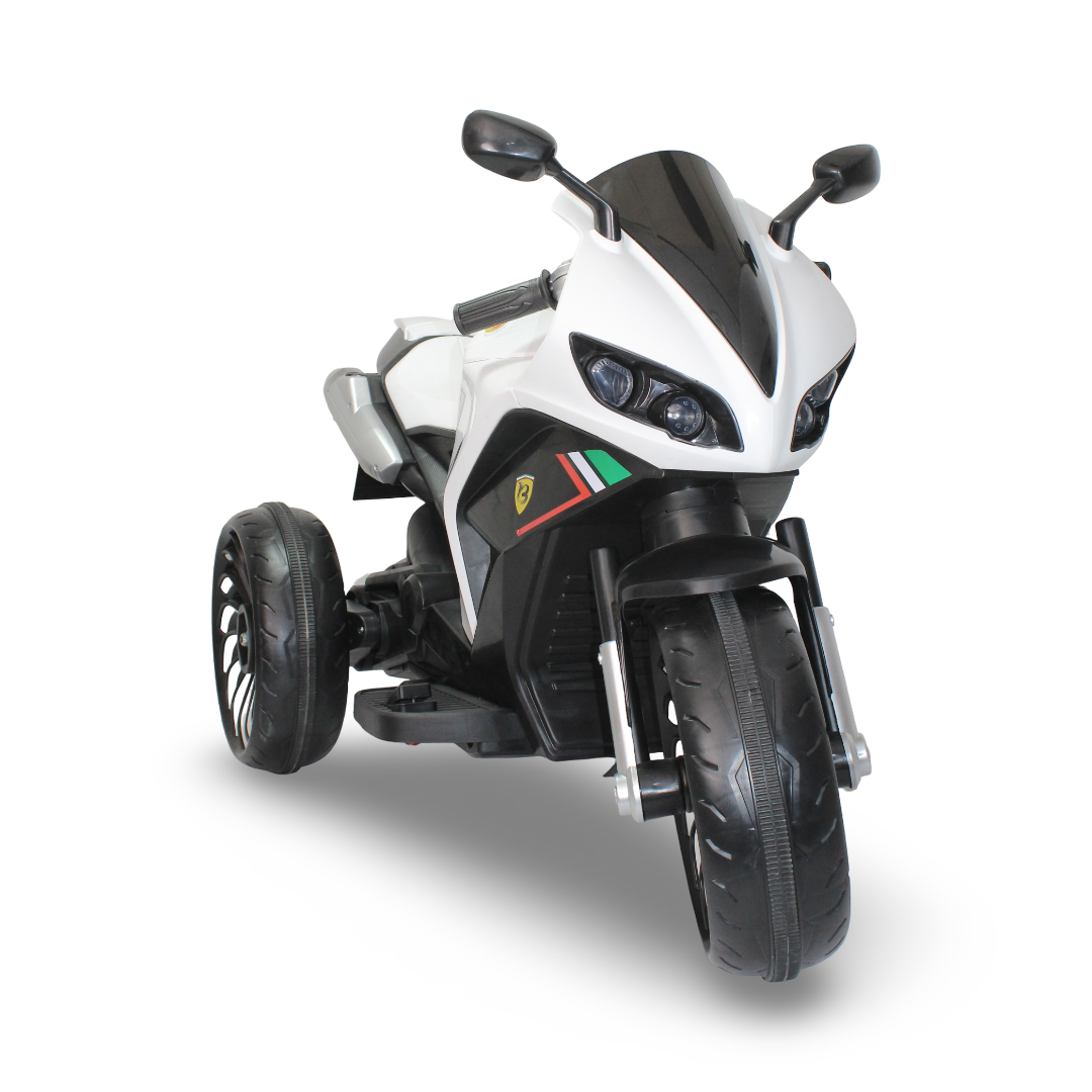 Kids Motorcycle Ride-on – White