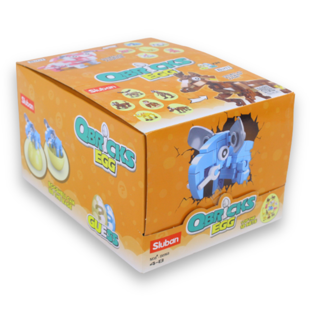 Q Bricks Egg – Mammal (24 Pieces)