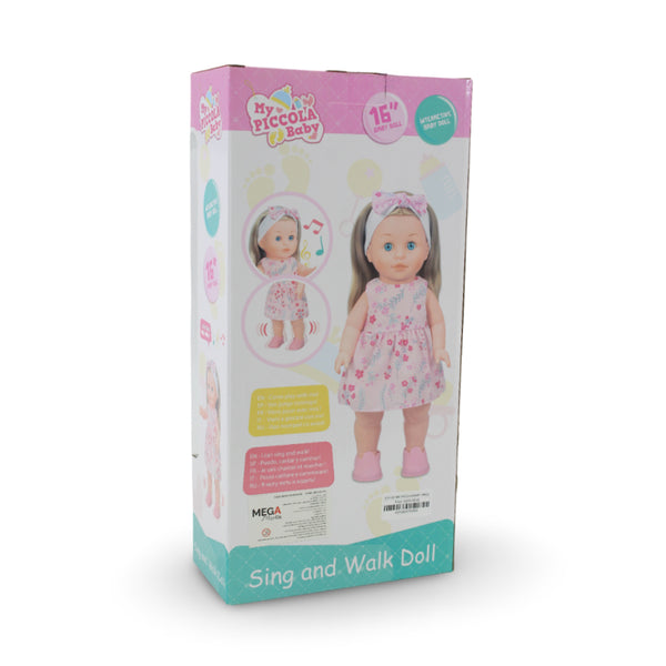 My Piccola Baby Sing& Walk Doll