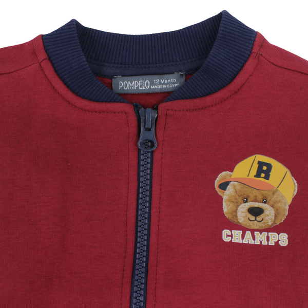 Baby Boys Jacket – Maroon