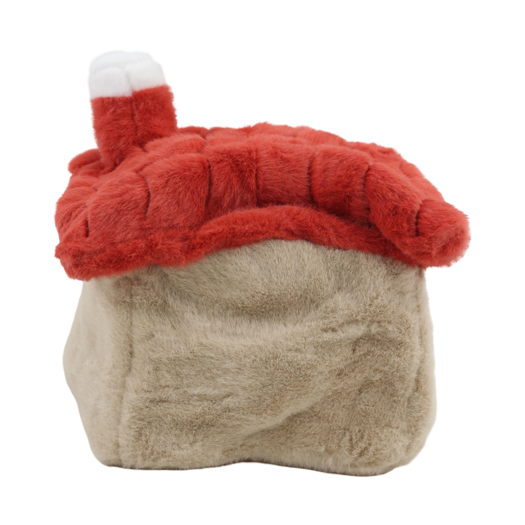 Kids Plush Dog House Toy – Beige