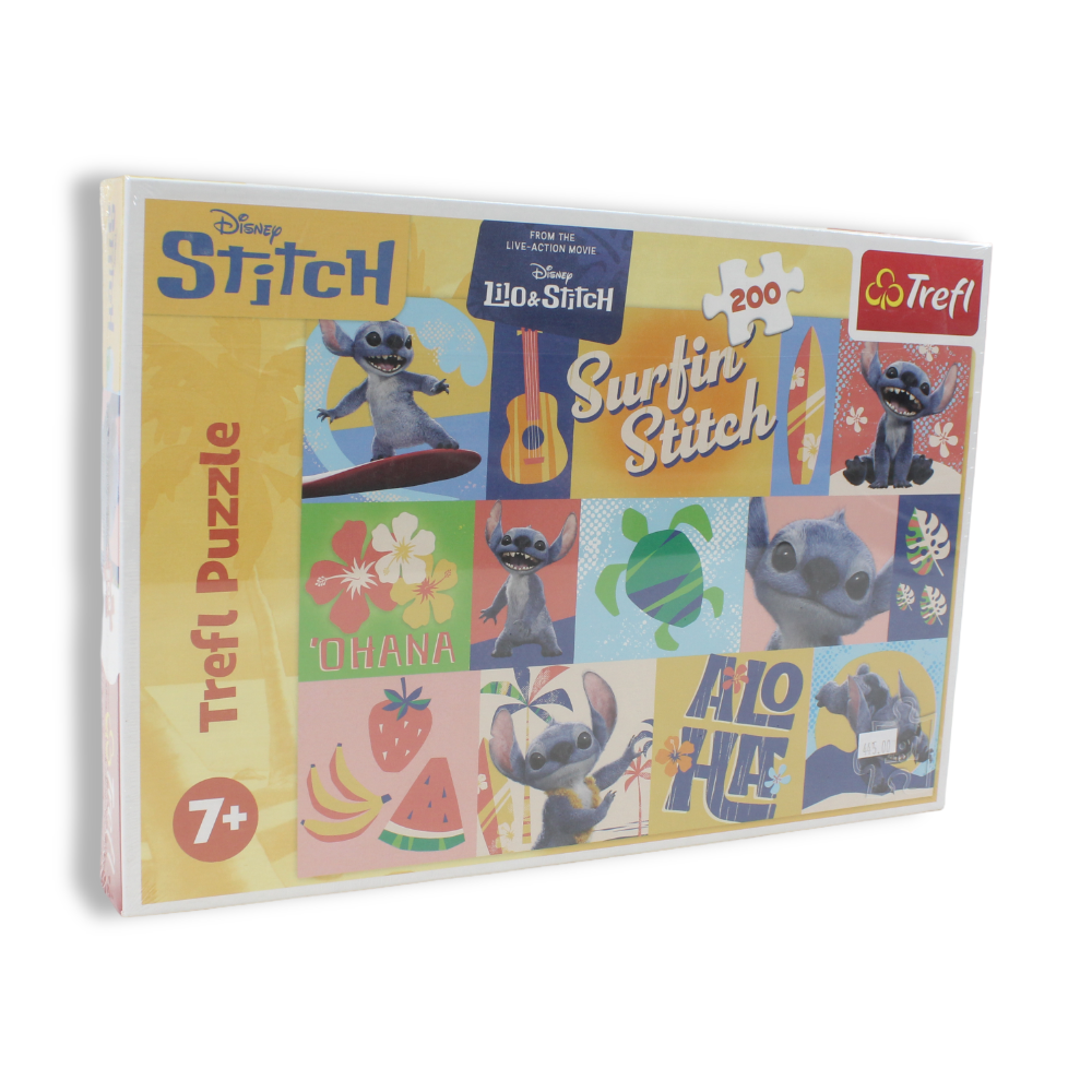 Trefl Lilo & Stitch: Hawaiian Adventures Jigsaw Puzzle – 200 Pcs