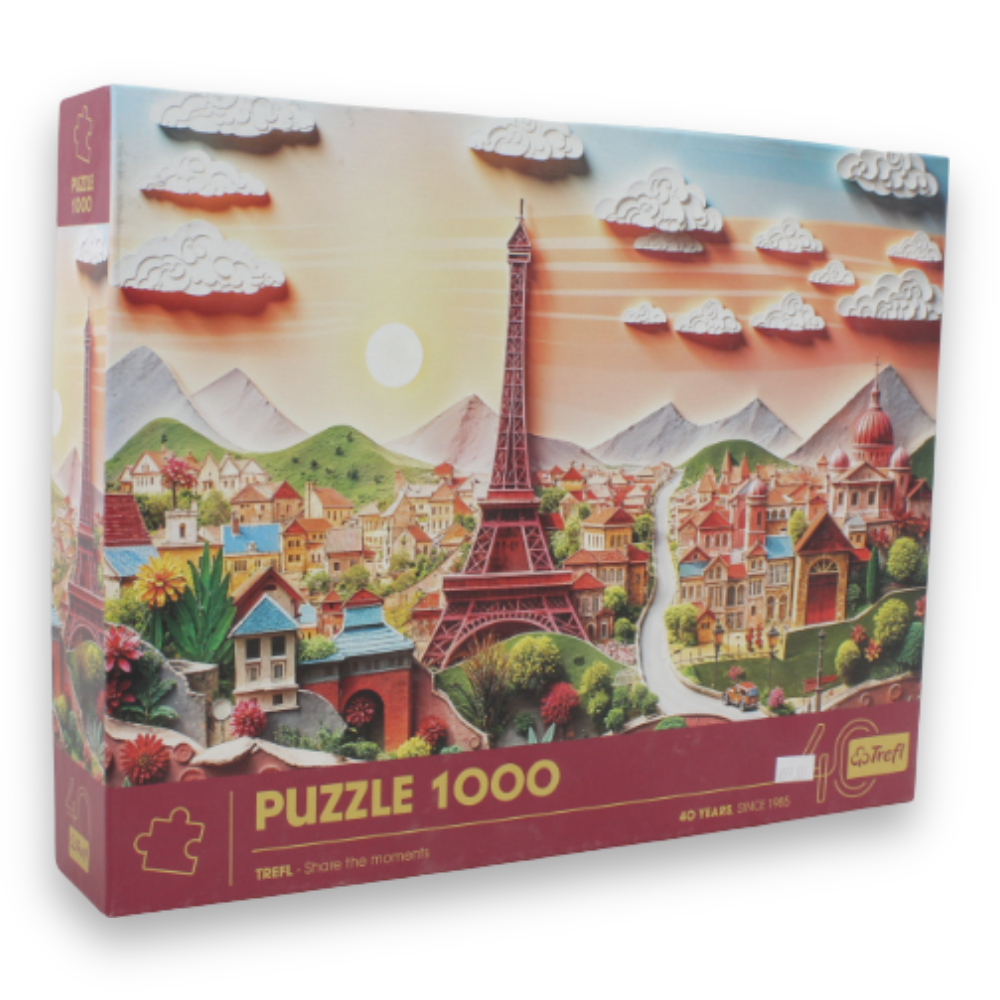 Trefl Paris Eiffel Tower Jigsaw Puzzle – 1000 Pcs