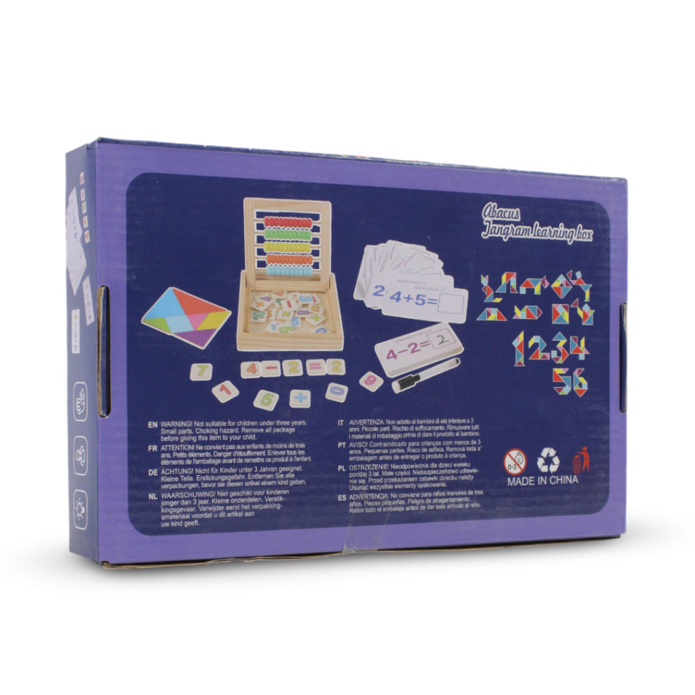 Abacus Learning Set with Cards & Tangram