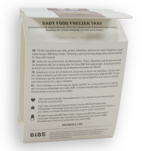 BIBS Baby Food Freezer Tray Ivory