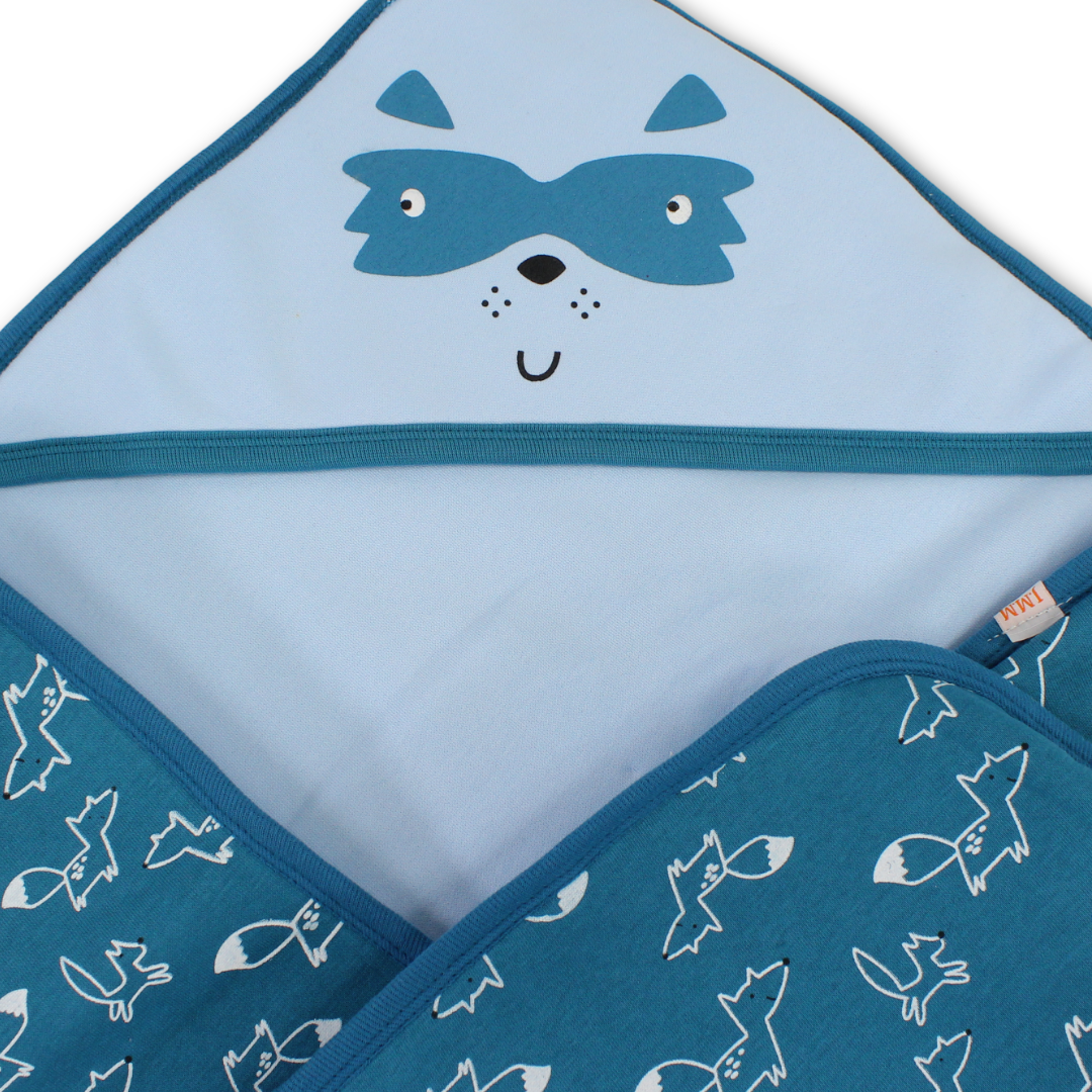 Unisex Baby Blanket – Petrol Blue