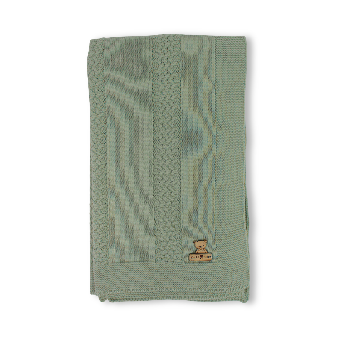 Unisex Baby Knitted Blanket – Assorted Colors