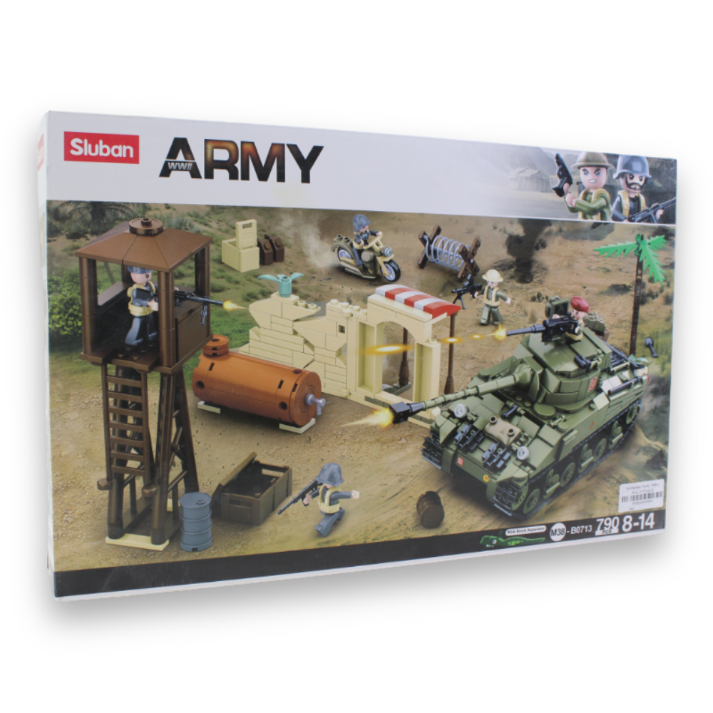 WWII Sherman “Firefly” Tank Building Set – 790 Pieces