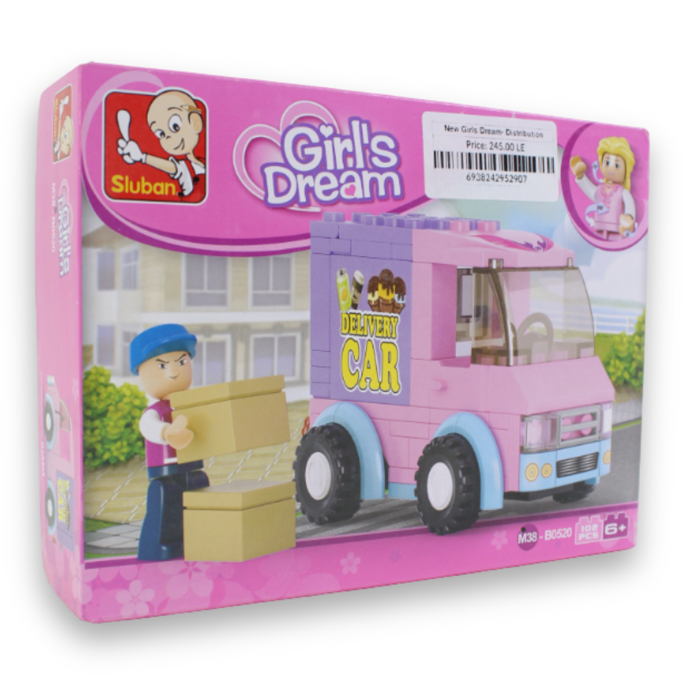 Sluban Girls Dream Distribution Vehicles Building Set – 102 Pieces
