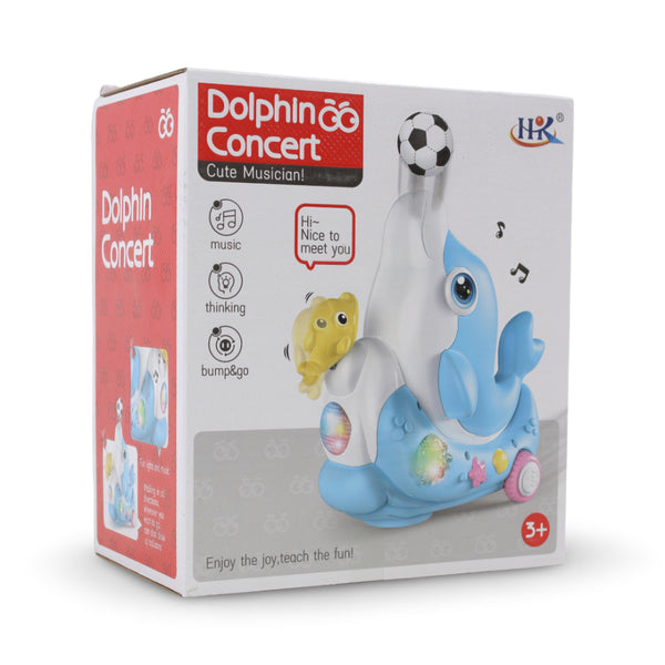 Dolphin Concert Toy with Sound, Light & Floating Ball