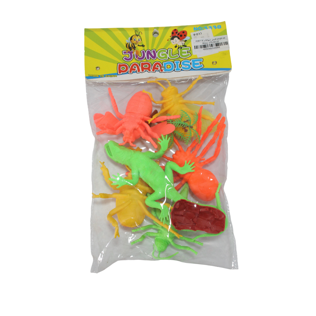 Jungle Paradise Animal Figure Set – 6 Pcs