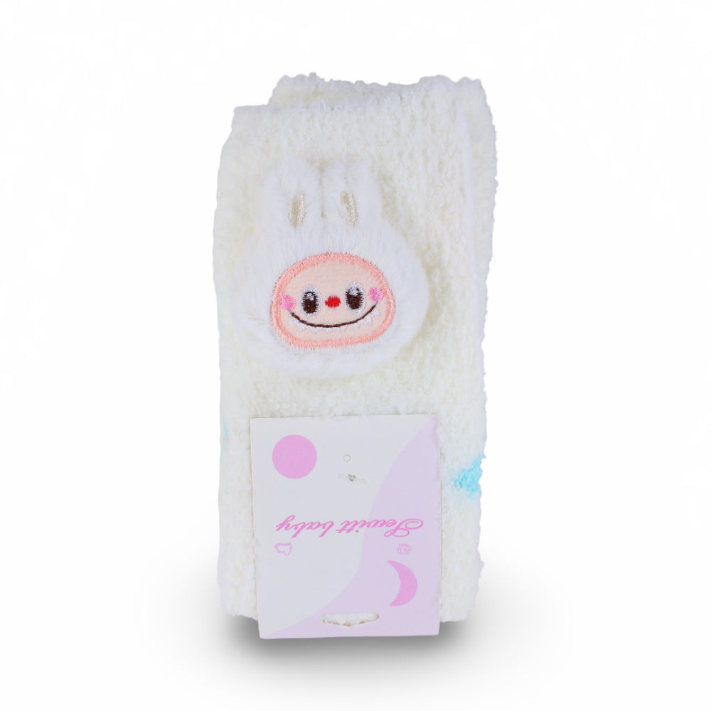 Girls Winter Socks – Off White